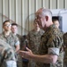 The 19th Chaplain of the Marine Corps visits SPMAGT-CR-AF Marines &amp; Sailors