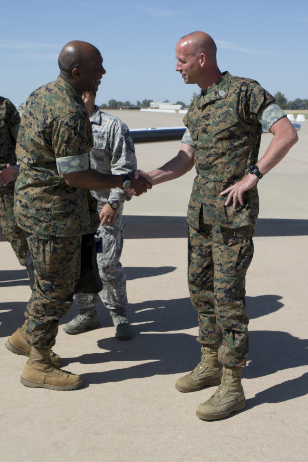 18th Sergeant Major of the Marine Corps arrives to Morón Air Base, Spain