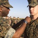 18th Sergeant Major of the Marine Corps meritoriously promotes Cpl. Ireland to the rank of Cpl