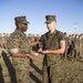 18th Sergeant Major of the Marine Corps meritoriously promotes Cpl. Ireland to the rank of Cpl