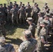 18th Sergeant Major of the Marine Corps, Ronald L. Green visits SPMAGTF-CR-AF Marines &amp; sailors