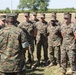 18th Sergeant Major of the Marine Corps, Ronald L. Green visits SPMAGTF-CR-AF Marines &amp; sailors