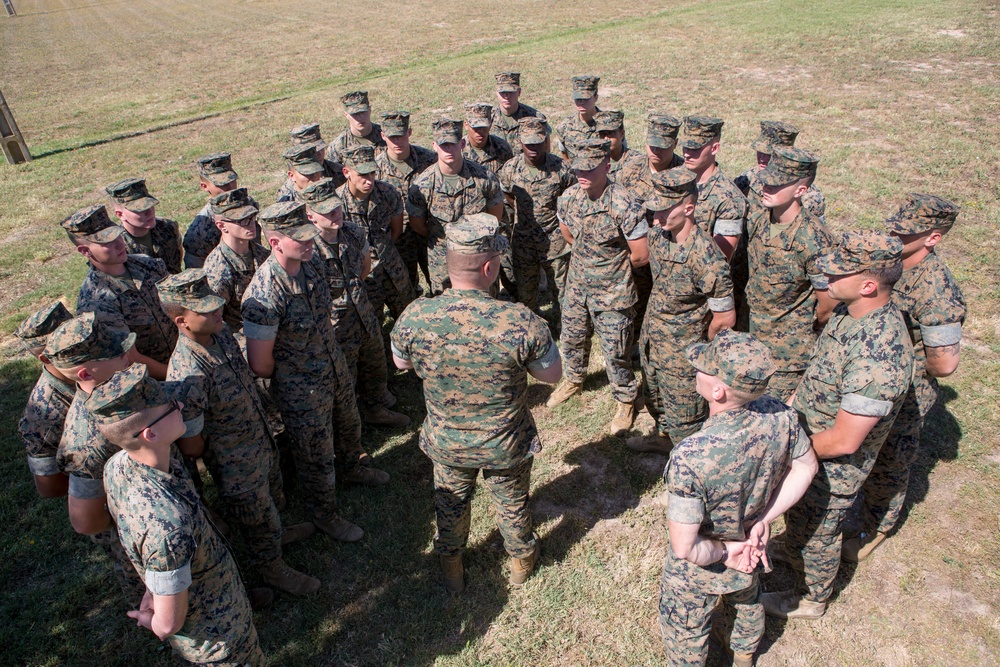 18th Sergeant Major of the Marine Corps, Ronald L. Green visits SPMAGTF-CR-AF Marines &amp; sailors