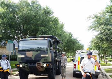 Texas National Guardsmen Support Flood Response