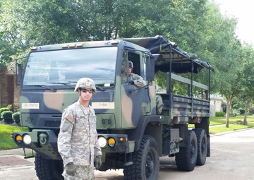 Texas National Guardsmen Support Flood Response