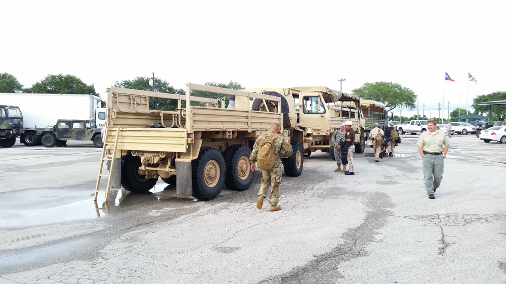 Texas National Guardsmen Support Flood Response