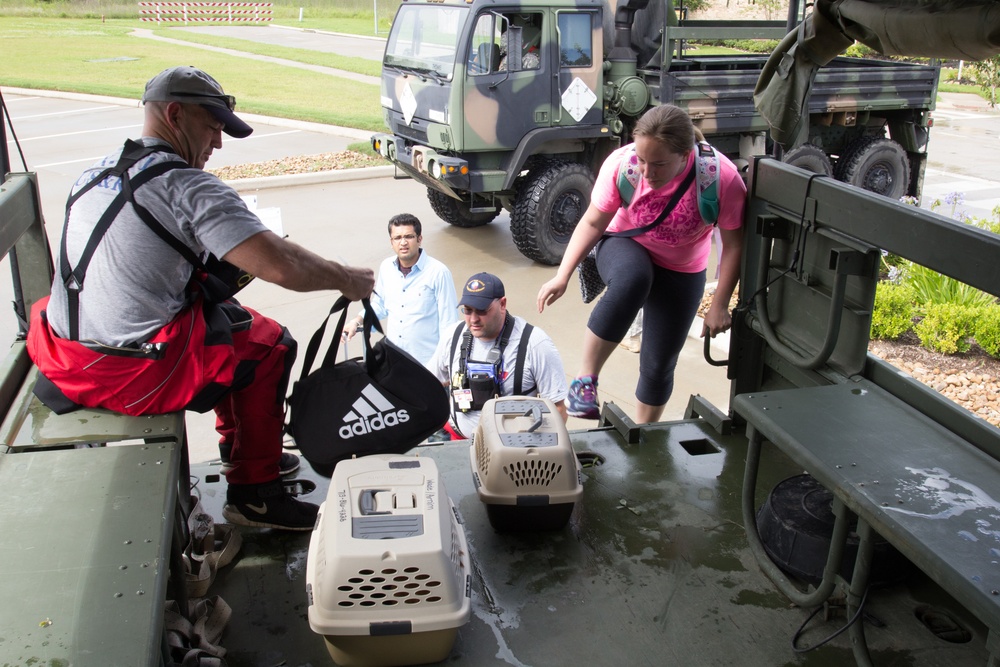 Texas National Guardsmen Support Flood Response