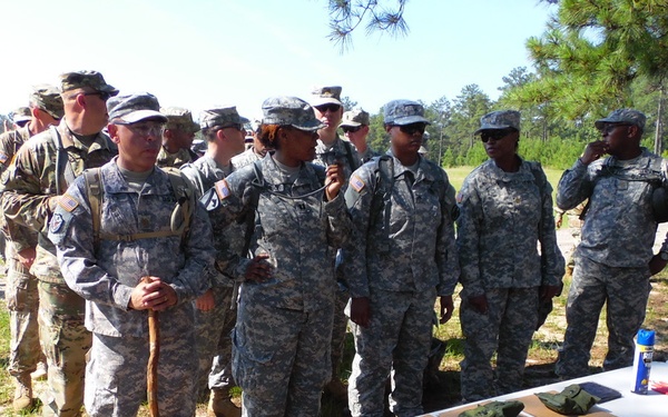 USAR Soldiers Conduct Land Navigation Exercise