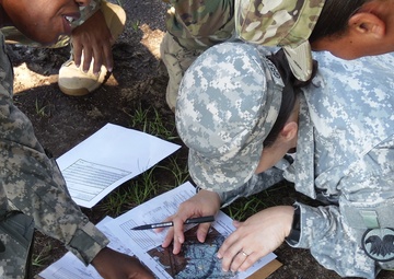 USAR Soldiers Conduct Land Navigation Exercise
