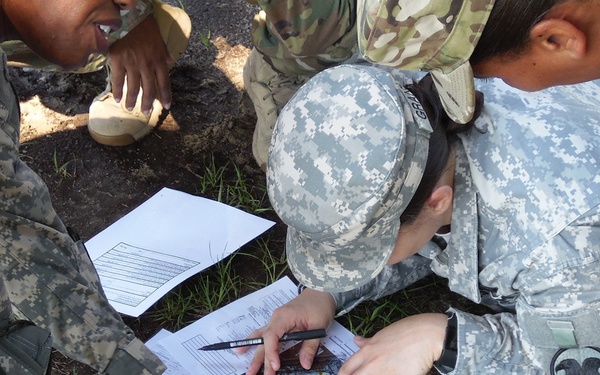 USAR Soldiers Conduct Land Navigation Exercise