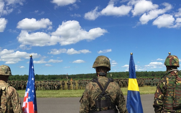 Exercise Anakonda 2016 - Drawsko Pomorskie Training Area Opening Ceremony