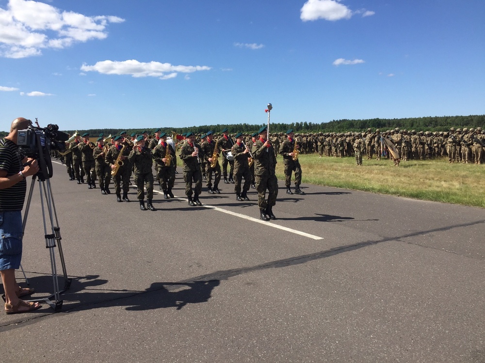 Exercise Anakonda 2016 - Drawsko Pomorskie Training Area Opening Ceremony
