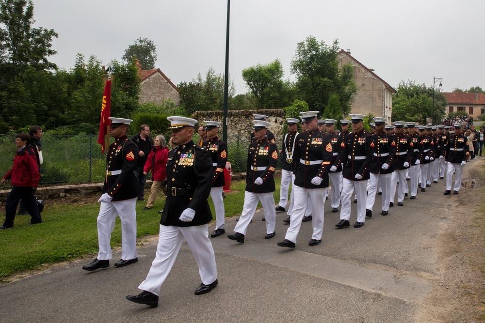 Belleau Wood Ceremony