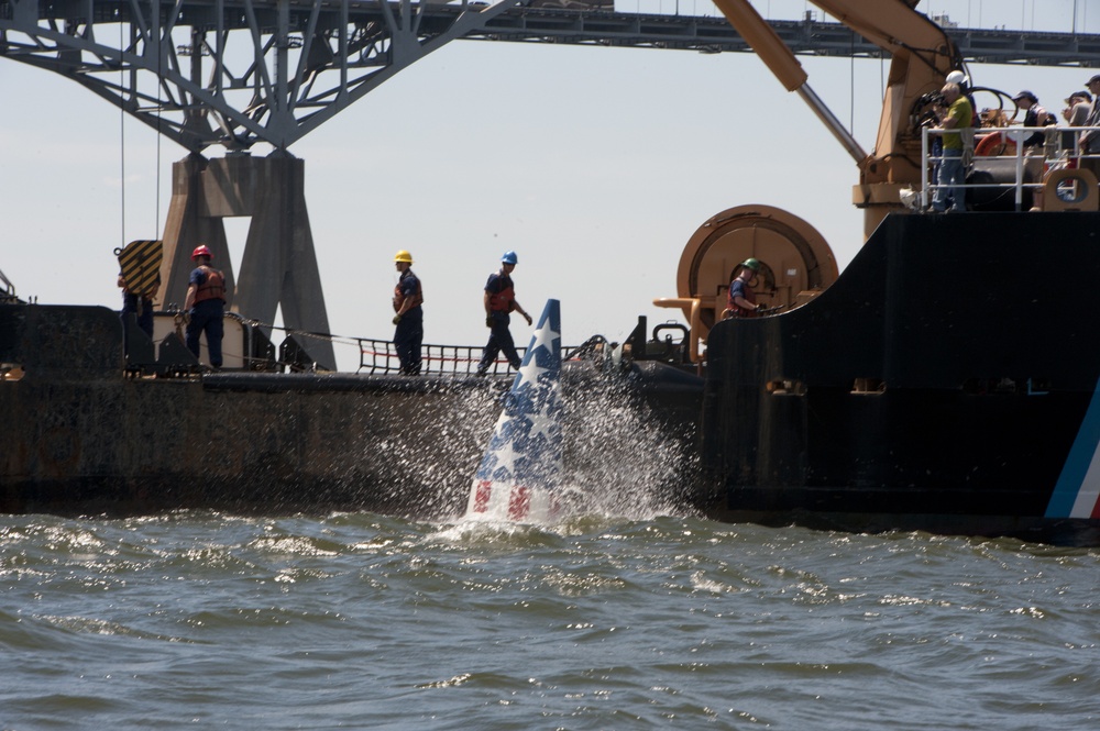 Francis Scott Key buoy set in Baltimore