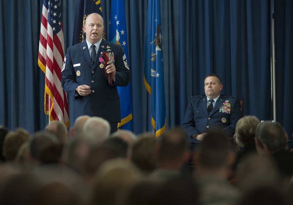 ANG command chief retires after 28 years of service