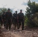 Marines hike through France