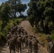 Marines hike through France
