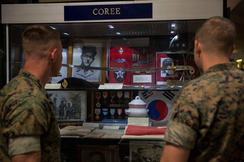 U.S. Marines discover French heritage