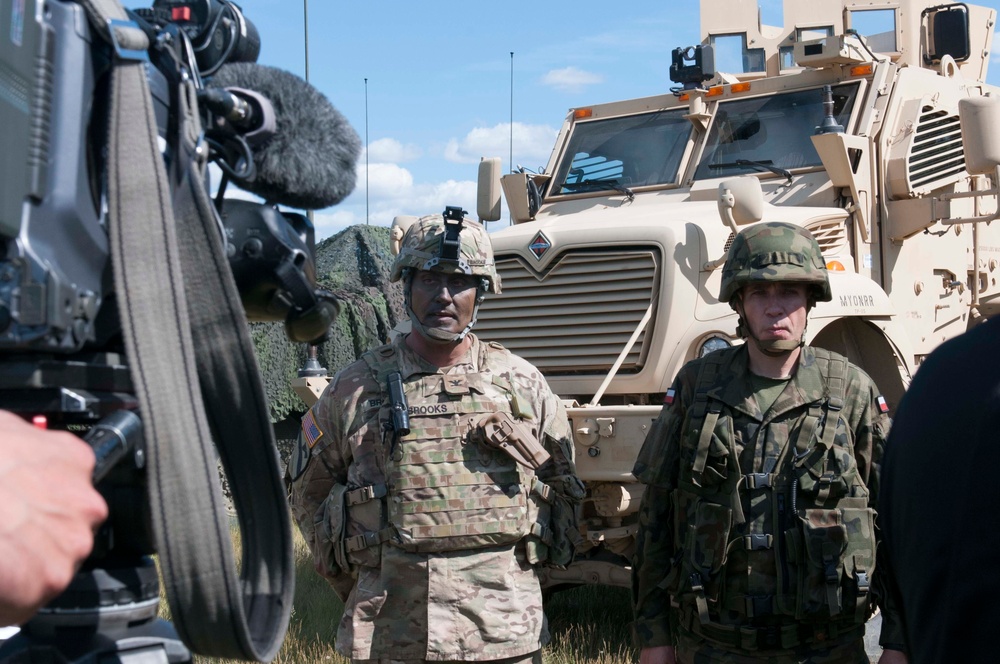 Exercise Anakonda 2016 Opening Ceremony DPTA