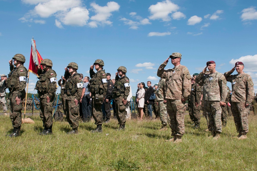 Exercise Anakonda 2016 Opening Ceremony DPTA