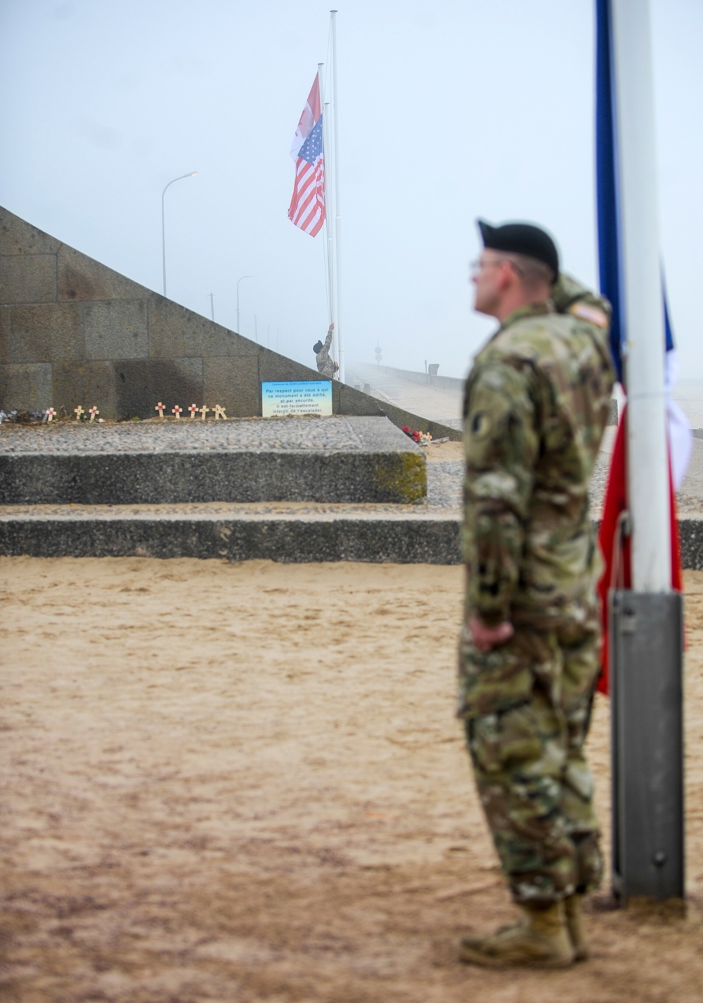 29th Infantry Division amongst those honored at Omaha Beach