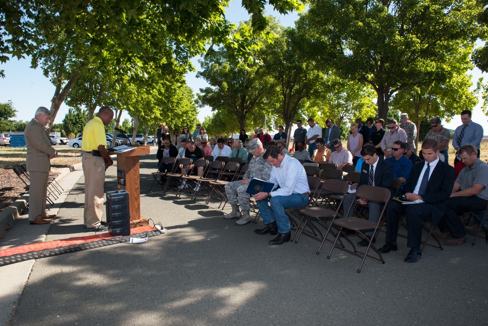 Travis Air Force Base South Gate Safety Improvement Project ribbon cutting ceremony