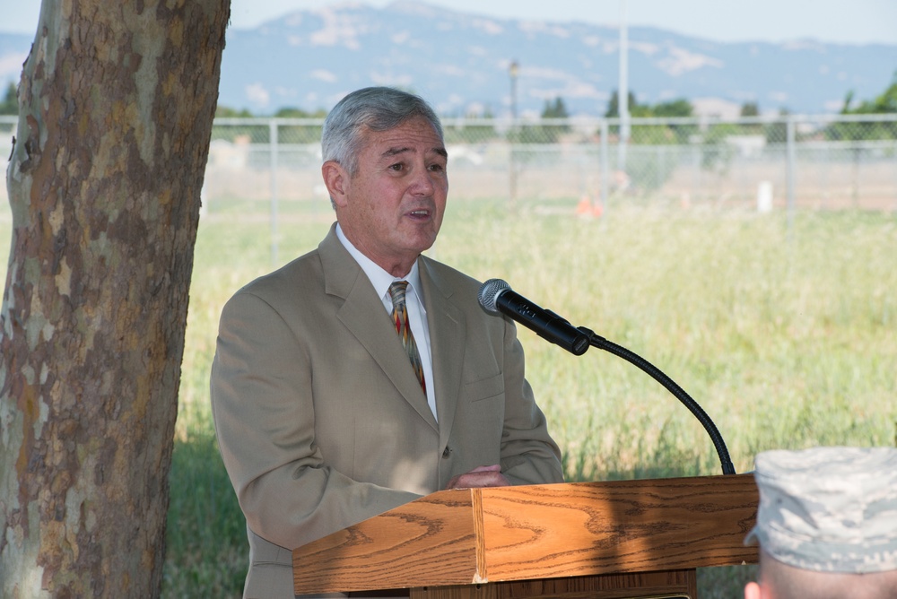 Travis Air Force Base South Gate Safety Improvement Project ribbon cutting ceremony
