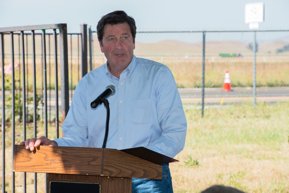 Travis Air Force Base South Gate Safety Improvement Project ribbon cutting ceremony