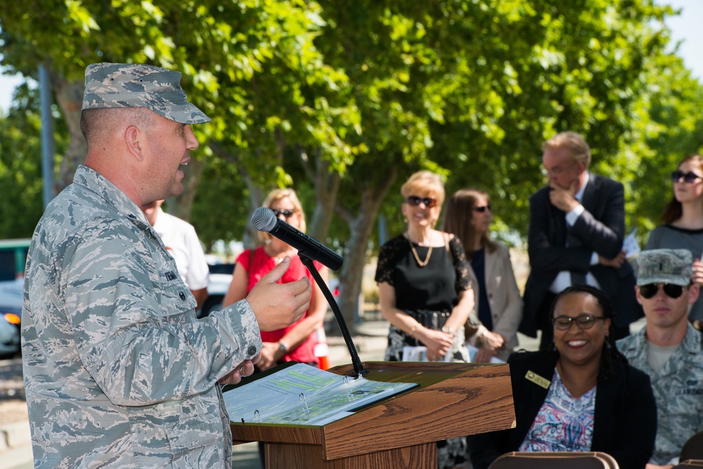 Travis Air Force Base South Gate Safety Improvement Project ribbon cutting ceremony
