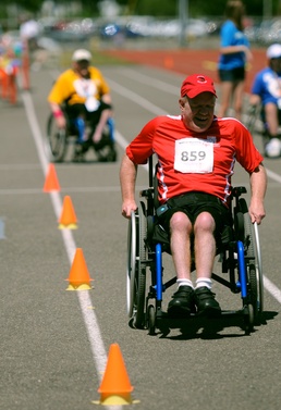 Special Olympics athletes compete in the heat
