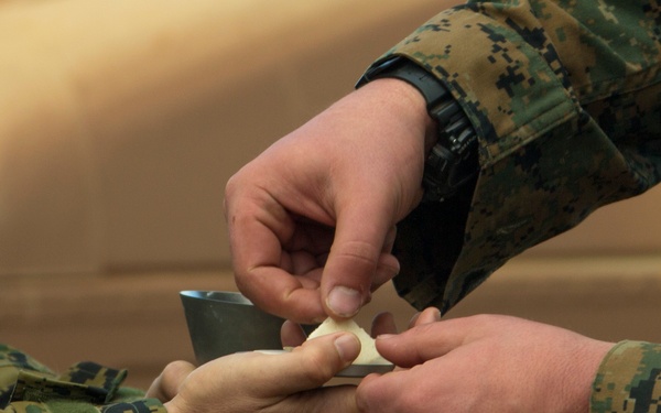 MRF-D Chaplain brings service to field