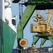 Marines move gear from ship to convoy