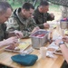 3BSB Demonstrates Field Feeding to Polish Allies