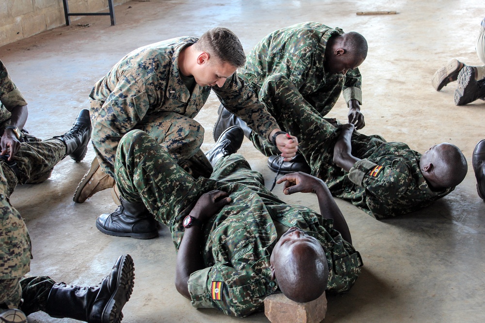 Security cooperation training with Uganda Peoples Defense Force
