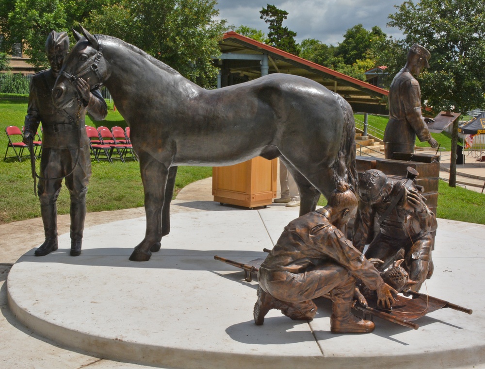 New U.S. Army Veterinary Corps monument