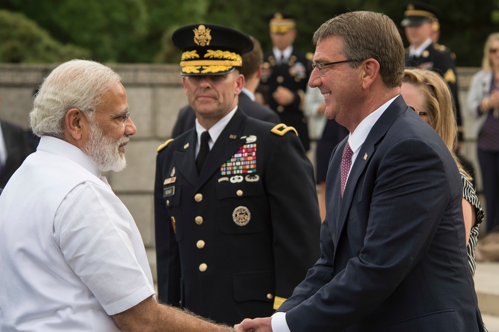 PM India Wreath Laying Ceremony