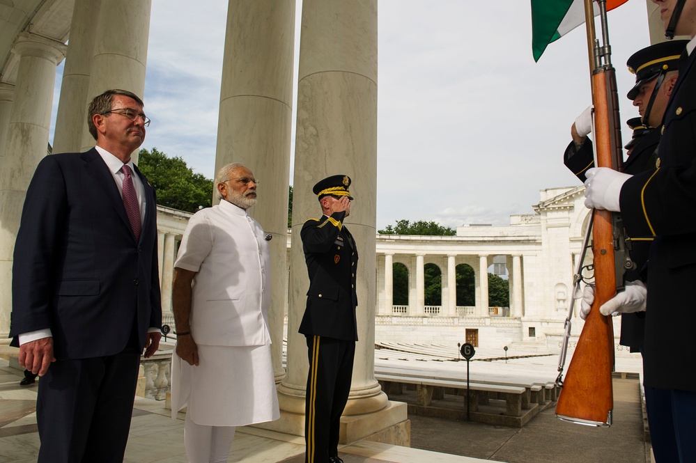 PM India Wreath Laying Ceremony