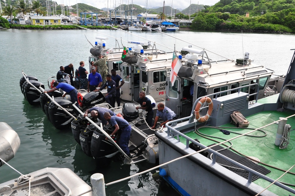 Tradewinds 2016 on-water training