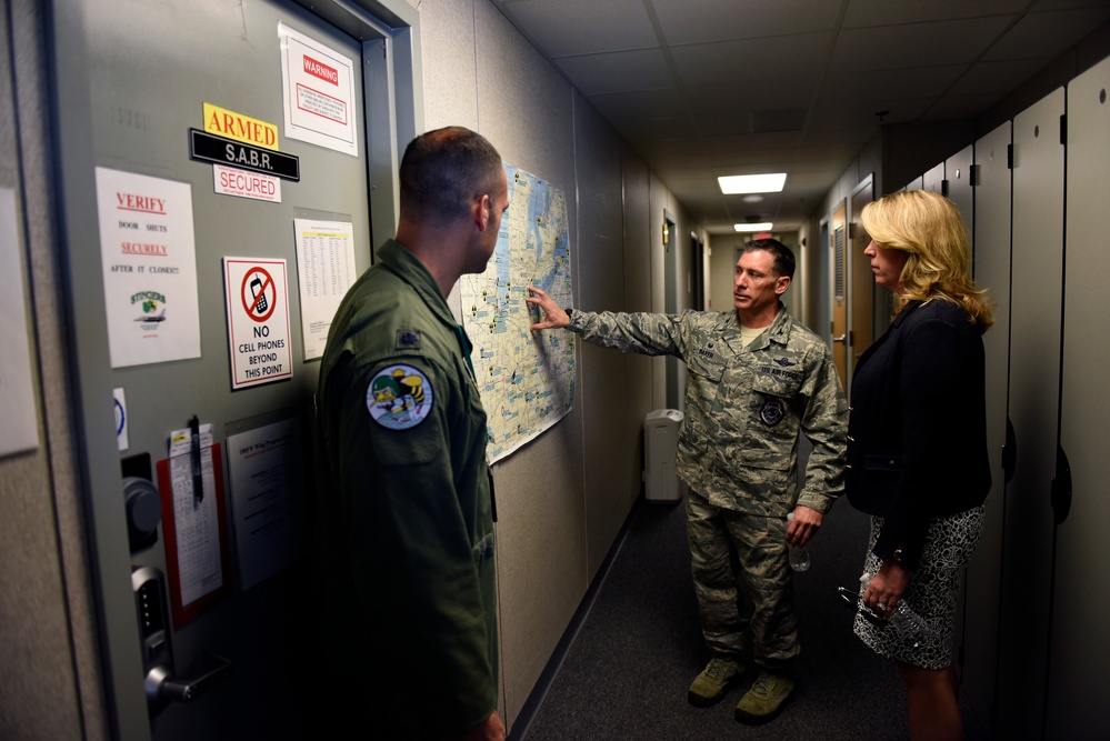 SecAF Visits 180th Fighter Wing