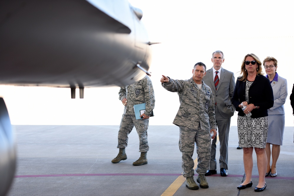 SecAF Visits 180th Fighter Wing