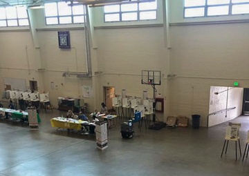 224th Sustainment Brigade opens doors for presidential primary polling