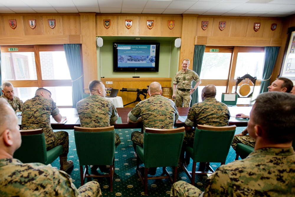 CMC Visits the Commando Training Center Royal Marines