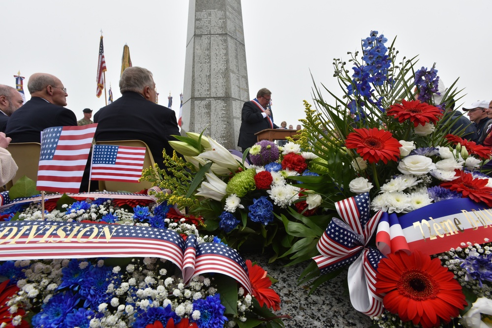 1st Infantry Division honored at Omaha Beach