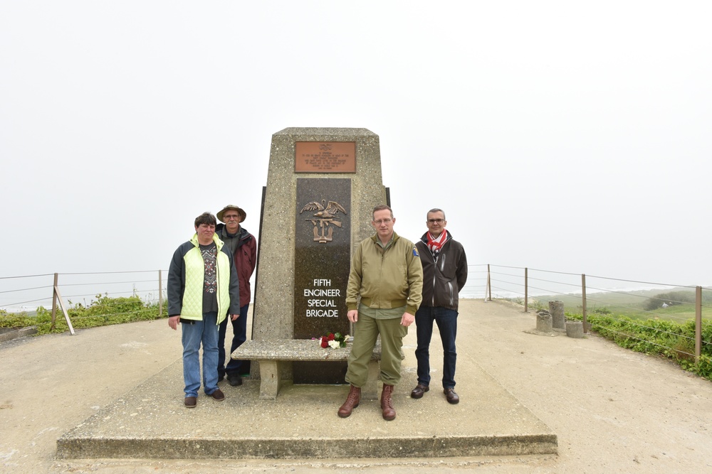 Caretakers of the 5th Engineers Special Brigade Monument