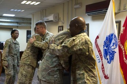 101st Division chaplain duties transferred in change of stole ceremony