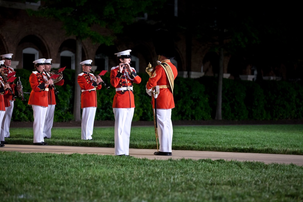 Marine Barracks Washington Evening Parade May 20th 2016