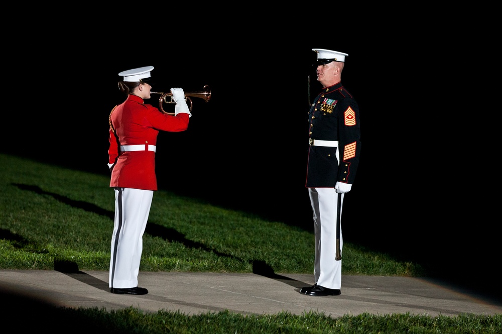 Marine Barracks Washington Evening Parade May 20th 2016