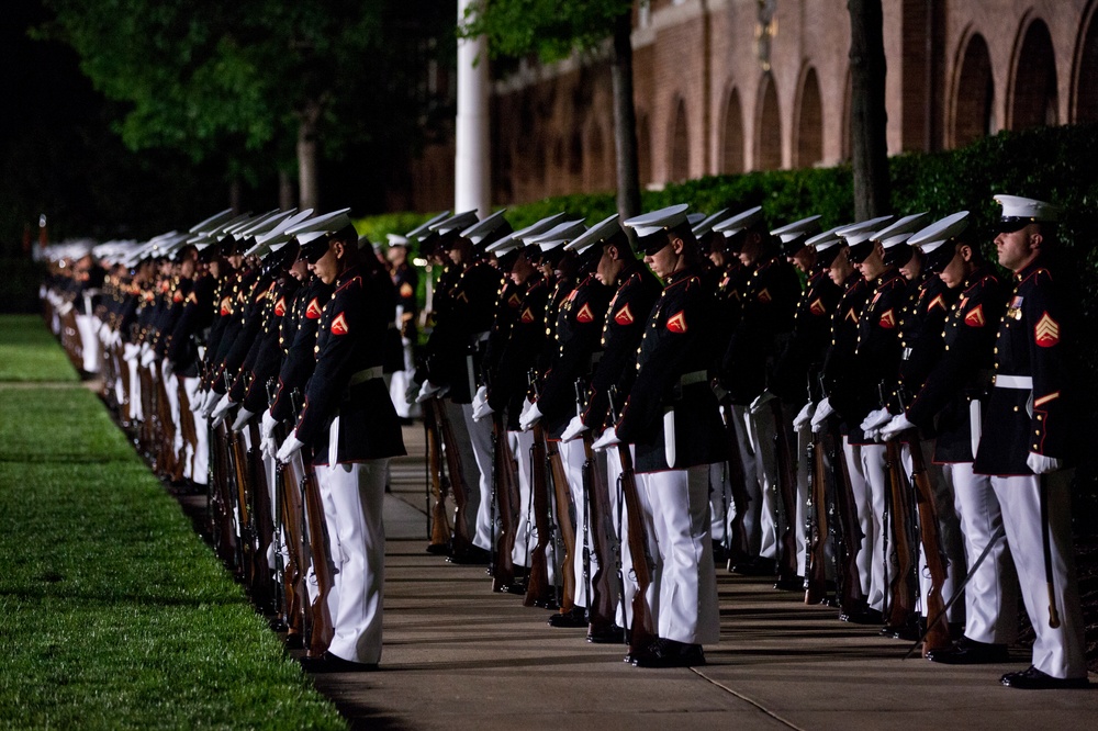 Marine Barracks Washington Evening Parade May 20th 2016