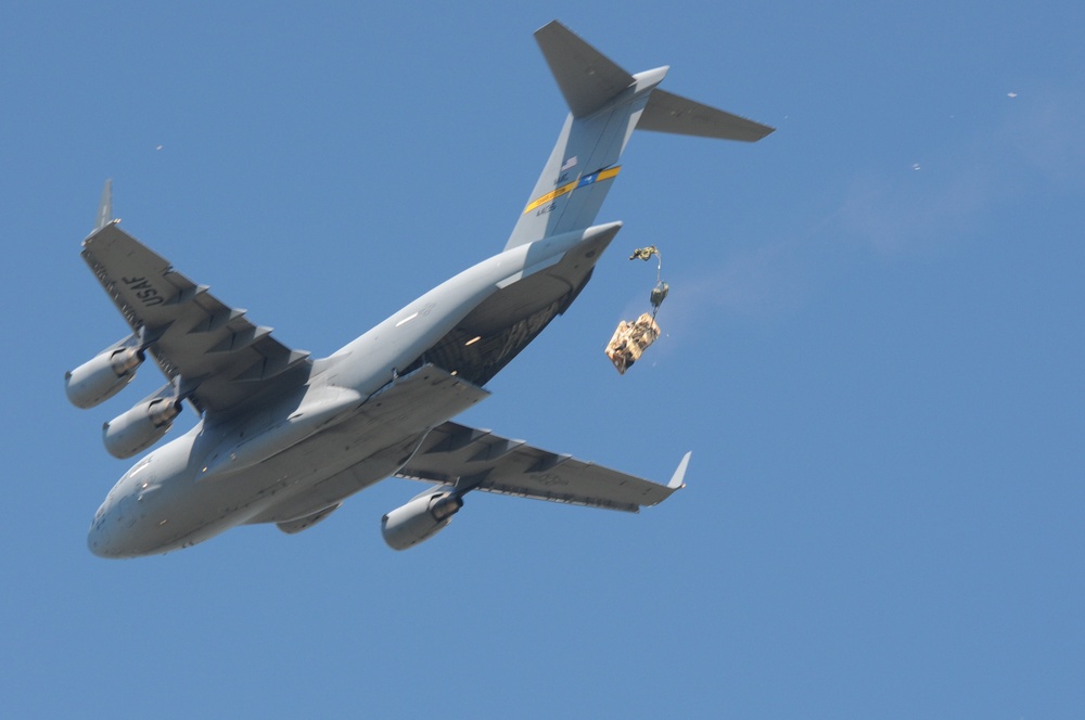 Air Drop Over Torun, Poland