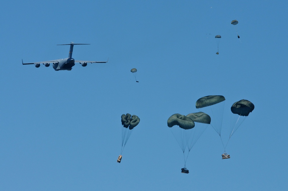 Air Drop Over Torun, Poland